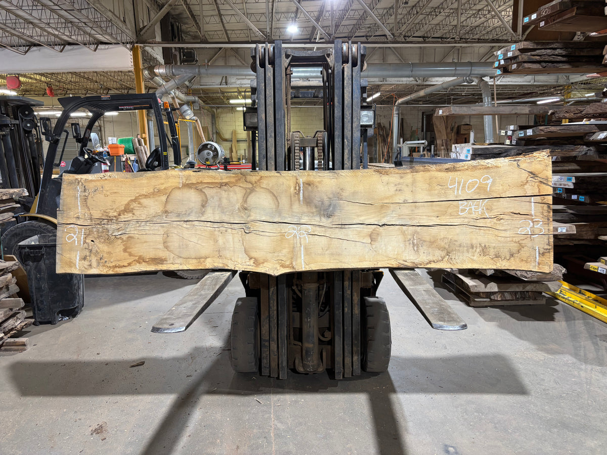 White Oak (4109)  106” L x 22-25” W x 3.5” T