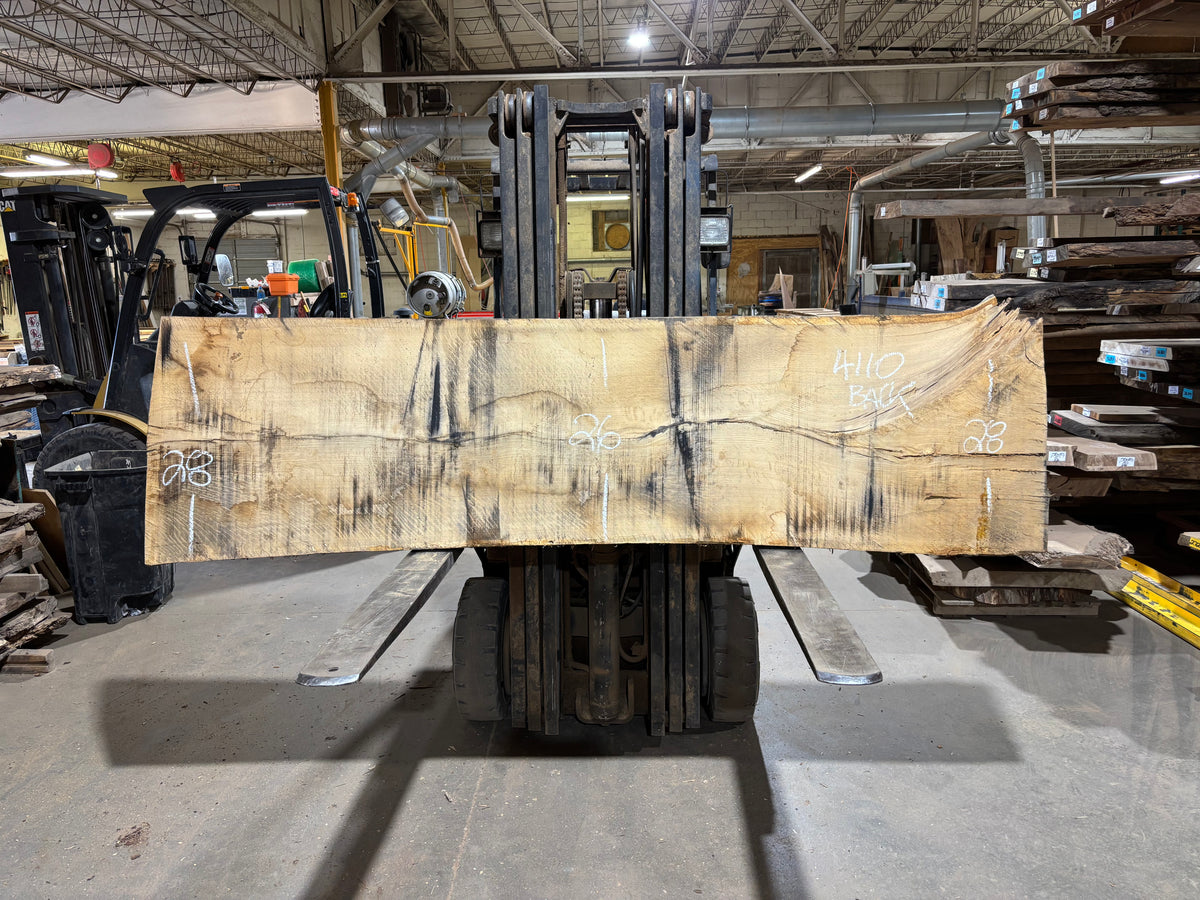 White Oak (4110)  102” L x 26-28” W x 3.5” T