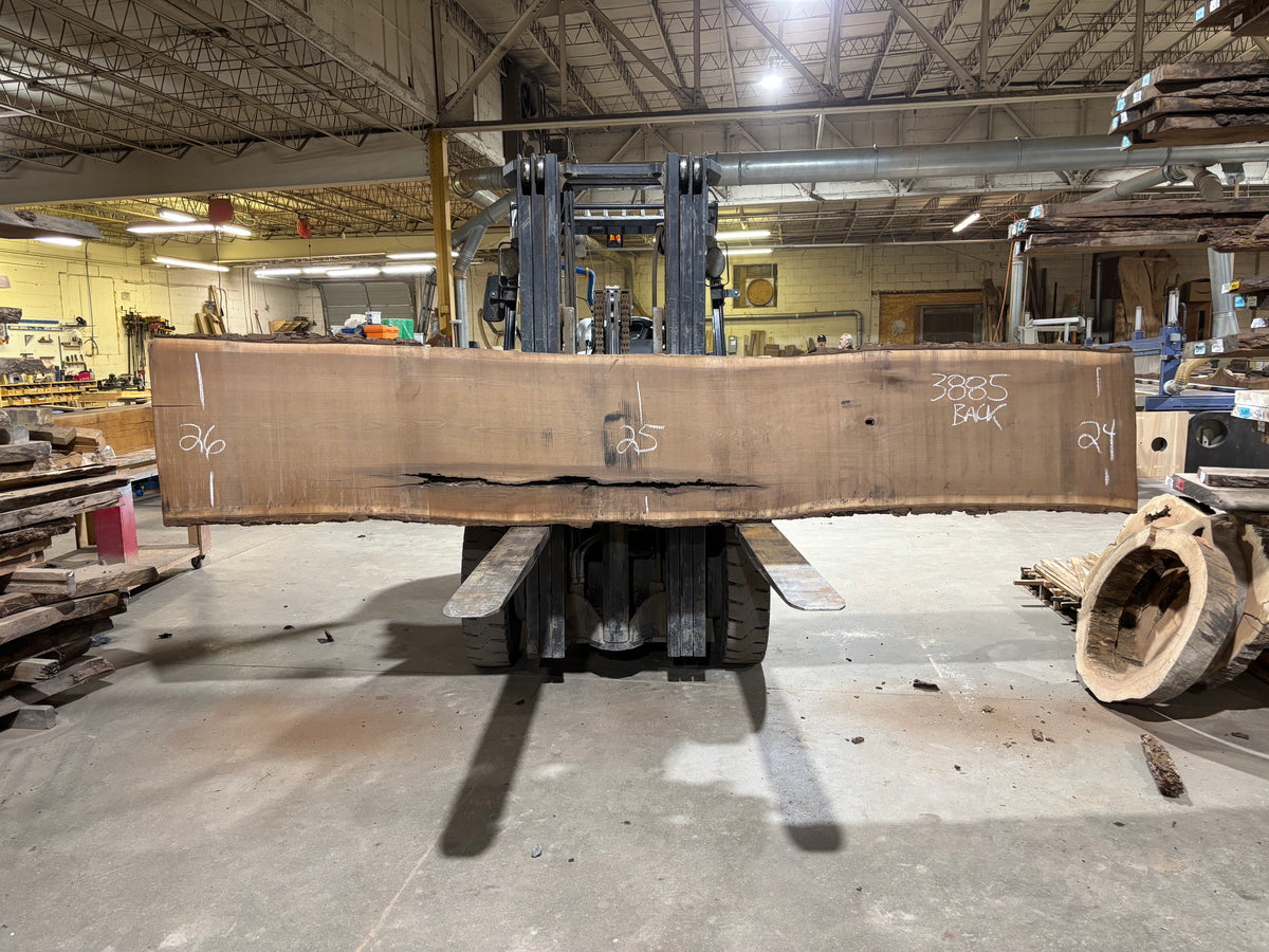 BLACK WALNUT (3885) 152” L x 22"-24” W x 2.75”