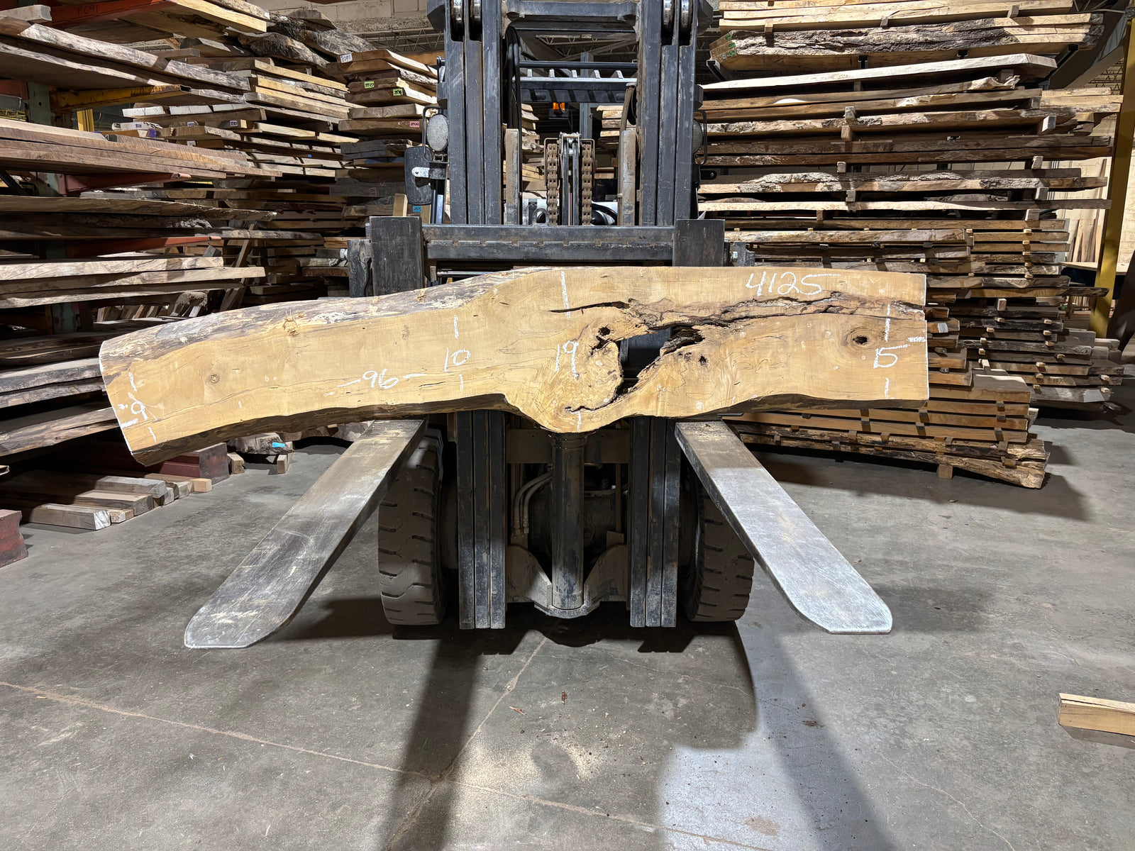 Maple - (4125) 96" L x 9-19" W x 2.5 T