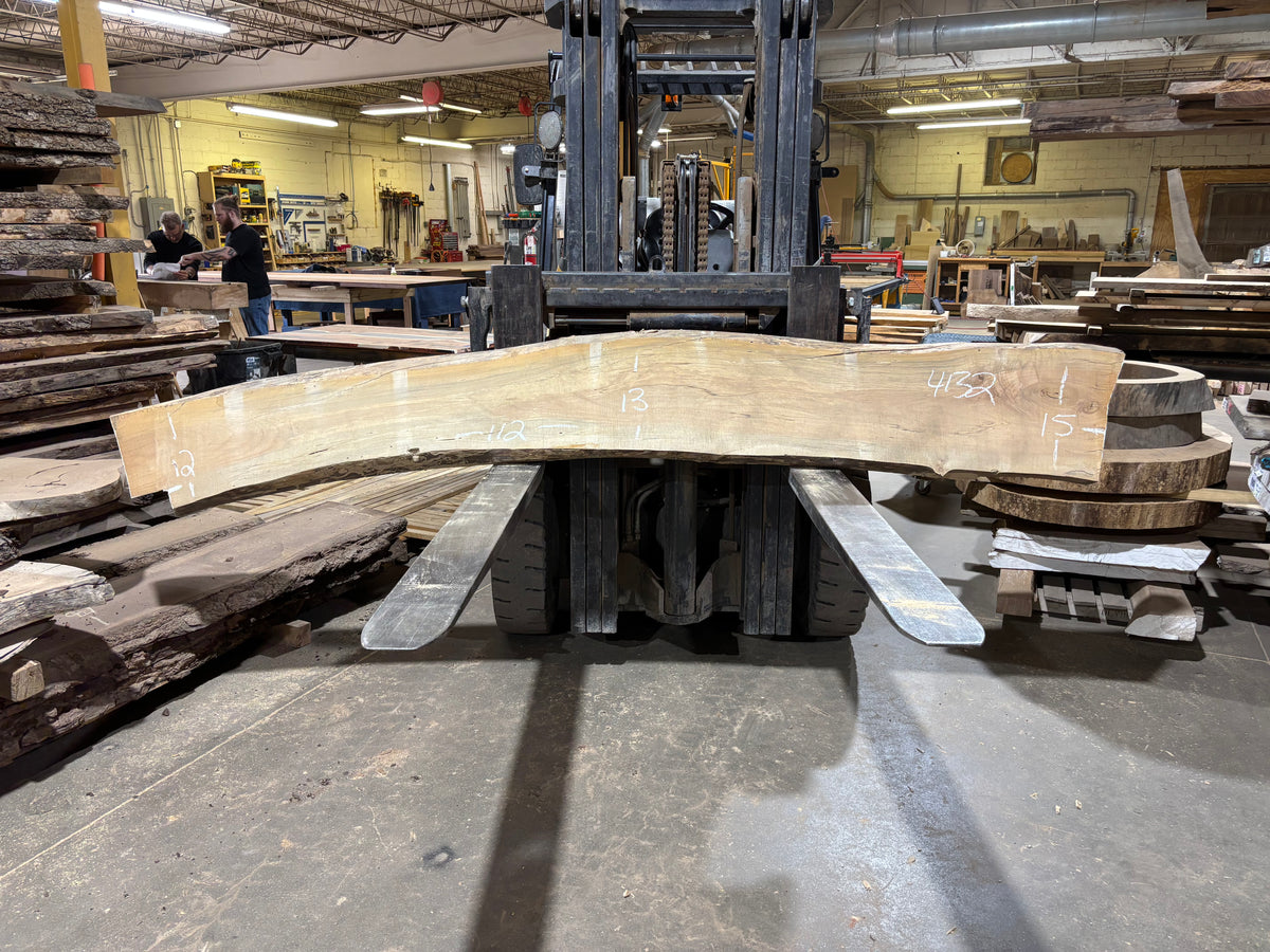 Maple - (4132) 112" L x 12-15" W x 2.5 T