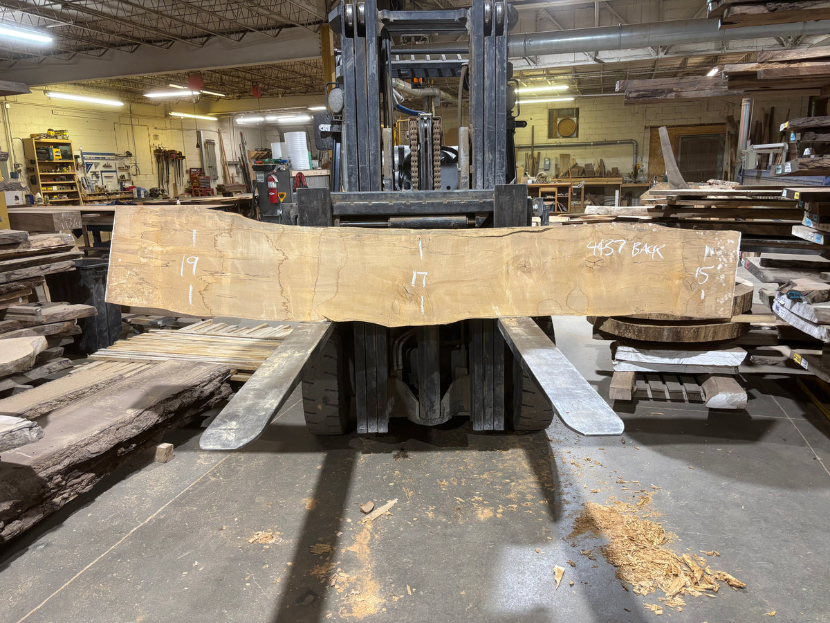 Maple - (4137) 112&quot; L x 10-14&quot; W x 2.5 T