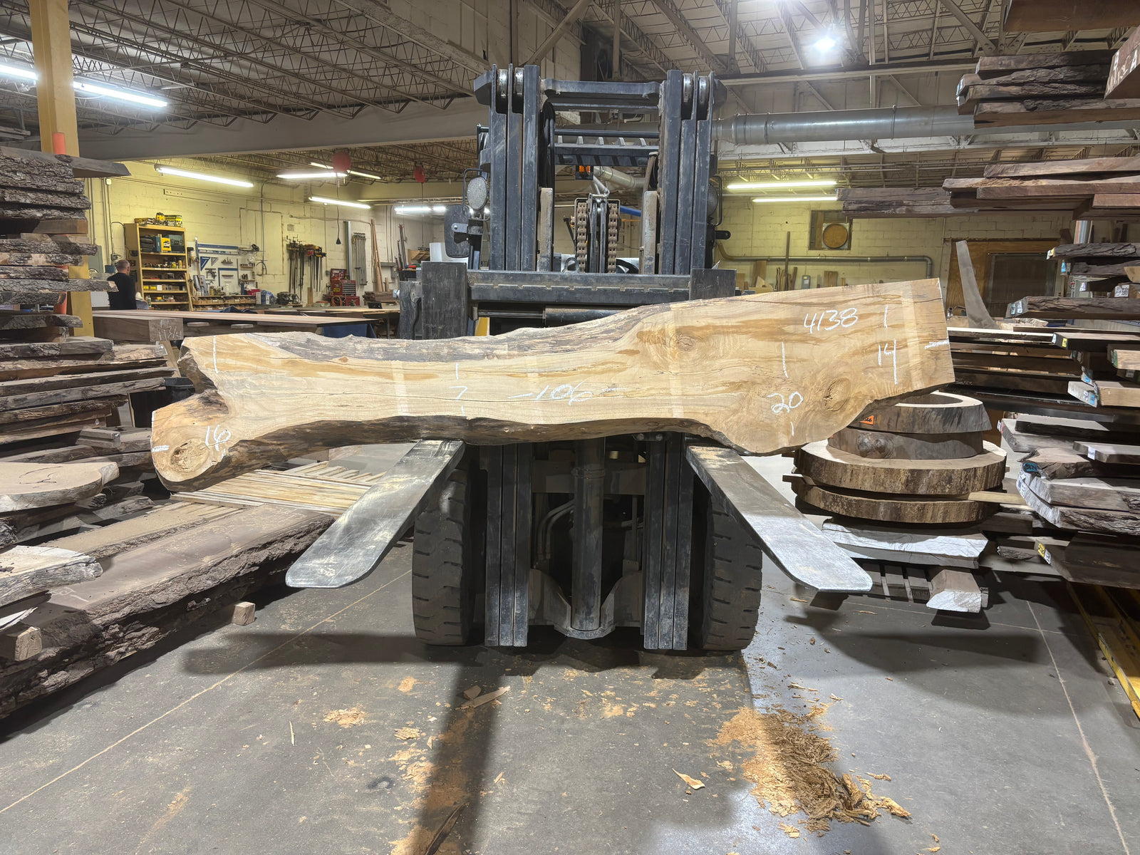 Maple - (4138) 106" L x 7-20" W x 2.5 T