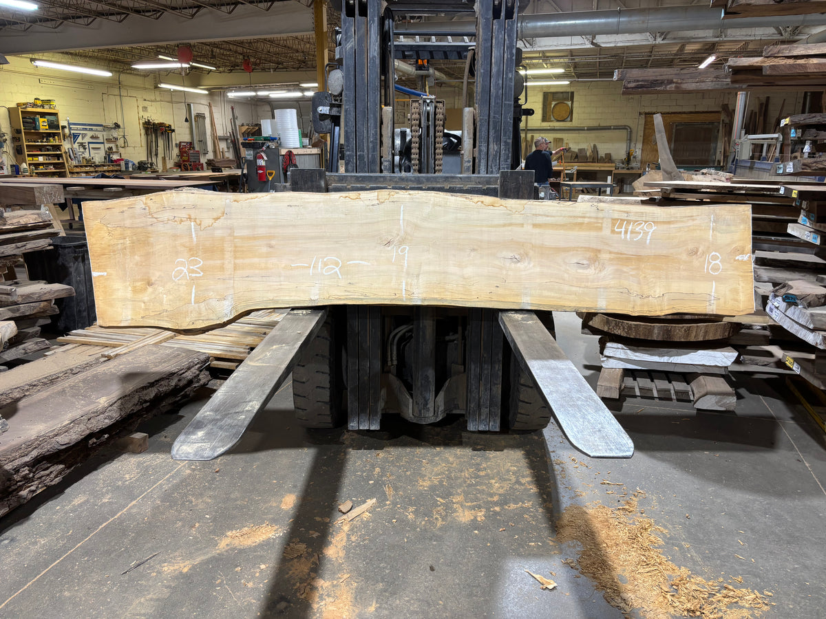 Maple - (4139) 112&quot; L x 18-23&quot; W x 2.5 T