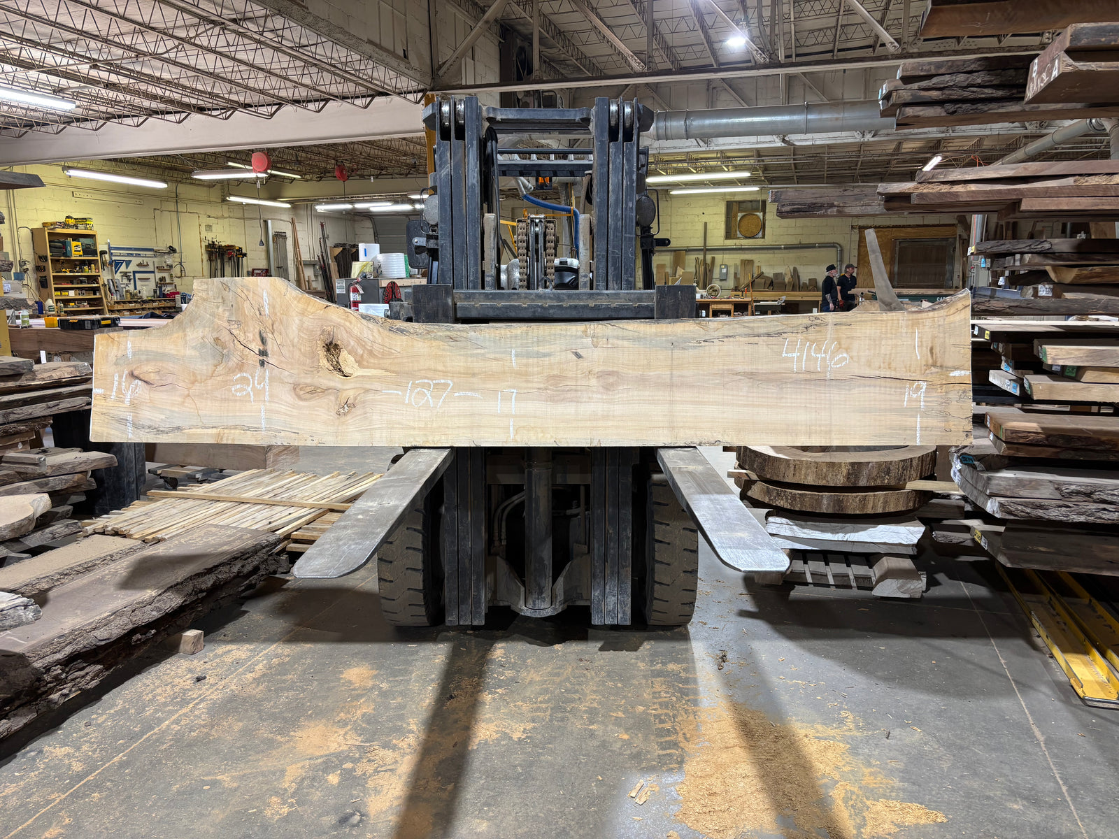 Maple - (4146) 127" L x 16-24" W x 2.5 T