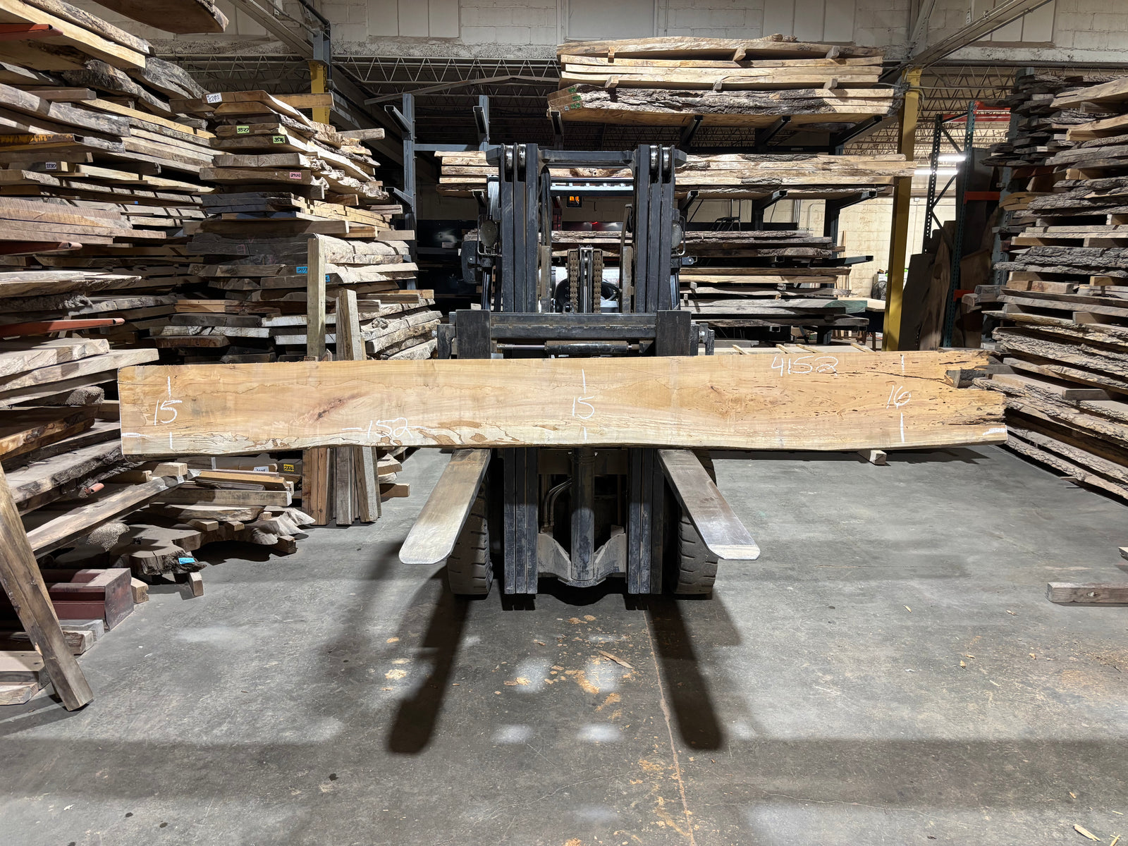 Maple - (4152) 152" L x 15-16" W x 2.5 T