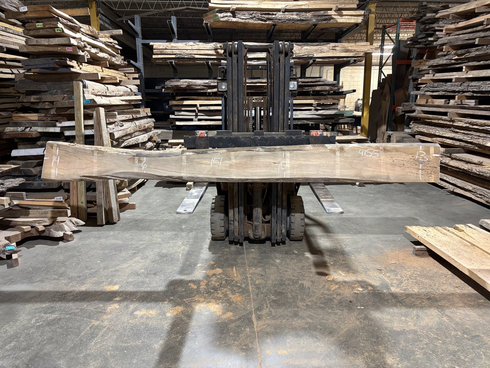 Maple - (4155) 151" L x 6-14" W x 2.5 T