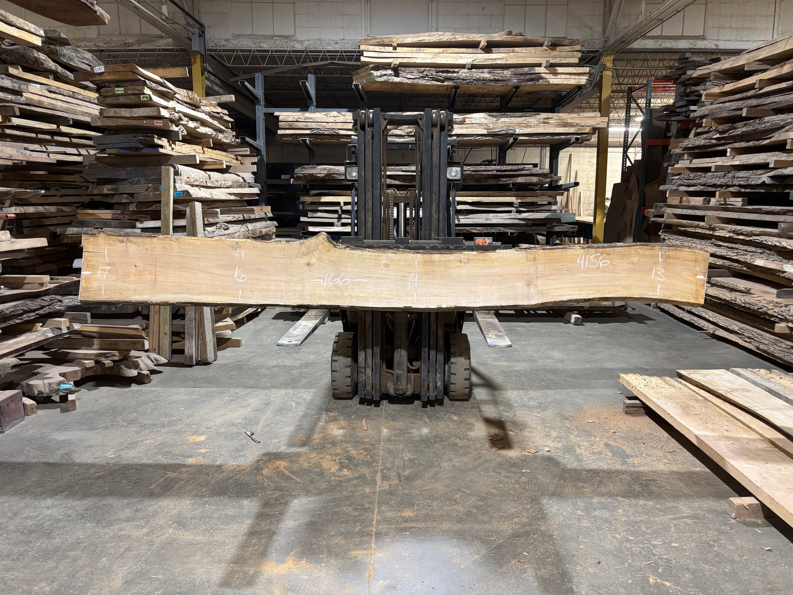 Maple - (4156) 166" L x 13-17" W x 2.5 T