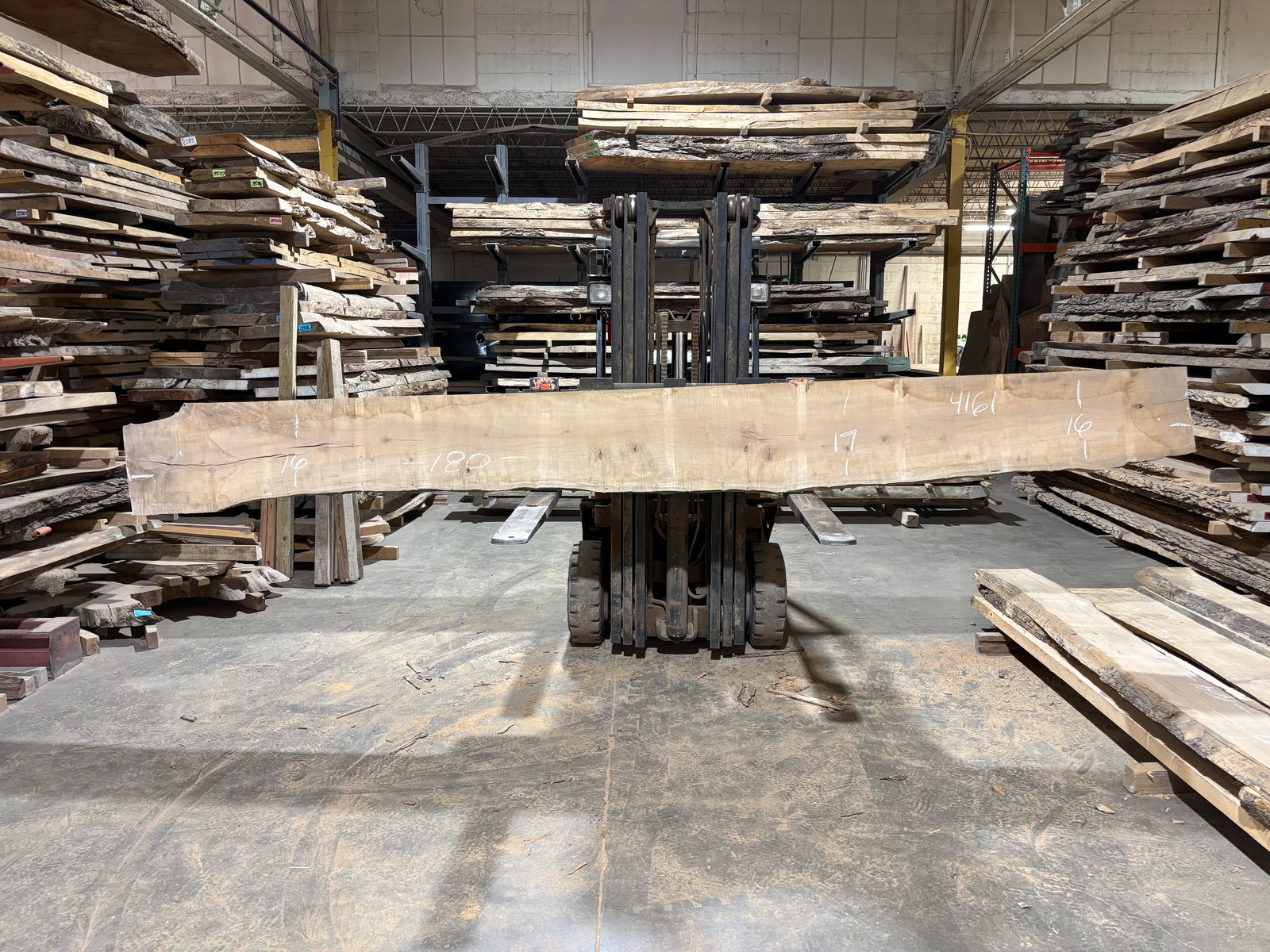 Maple - (4161) 180" L x 16-17" W x 2.5 T