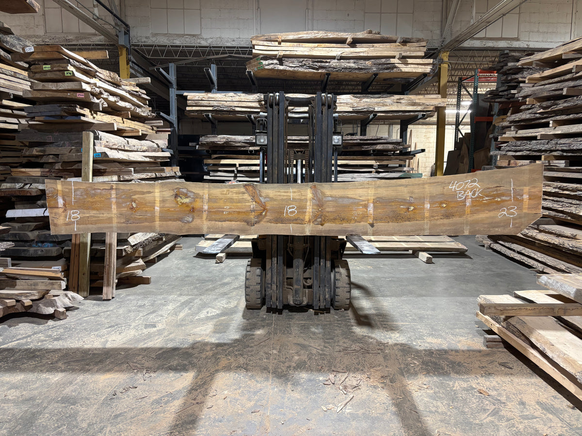 Pine (4072) 175” L x 16-21” W x 4” T