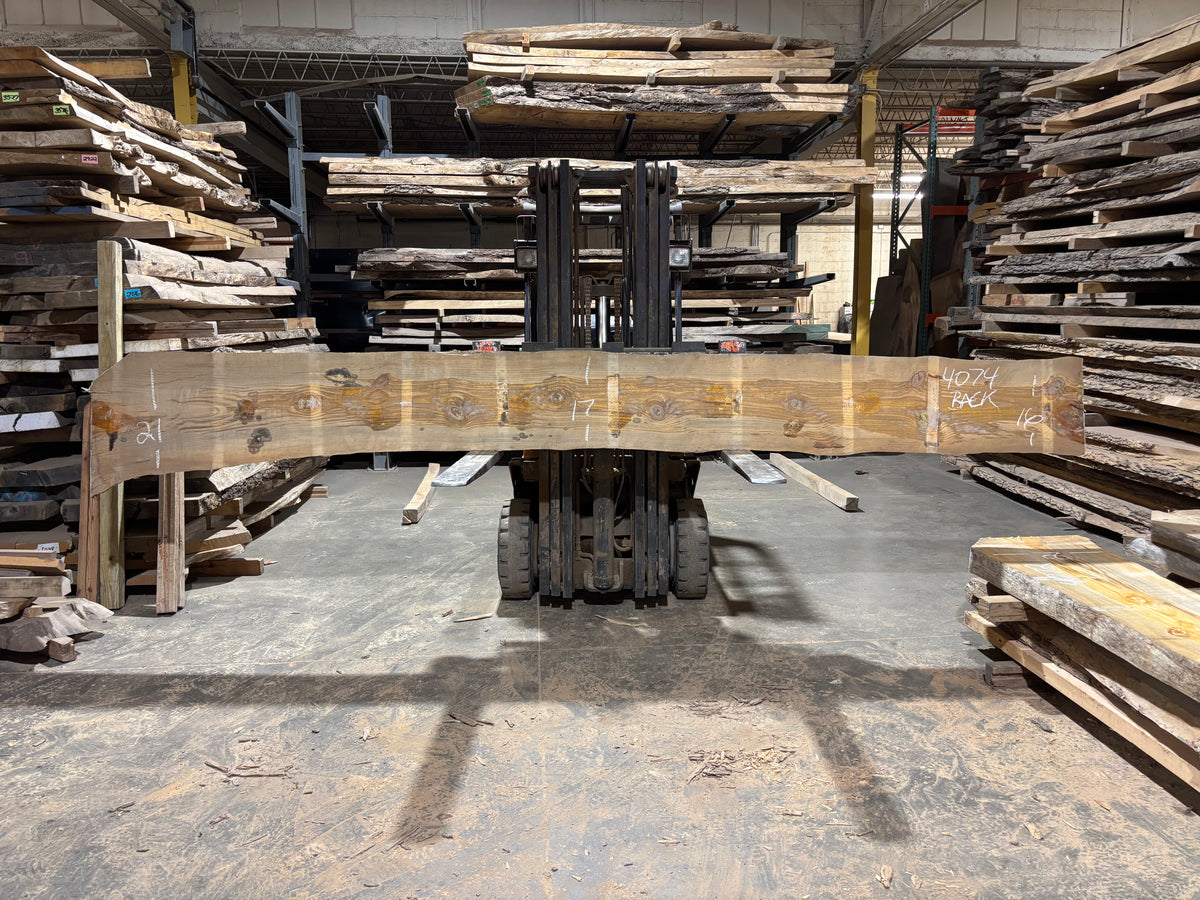 Pine (4074) 175” L x 8-18” W x 4” T