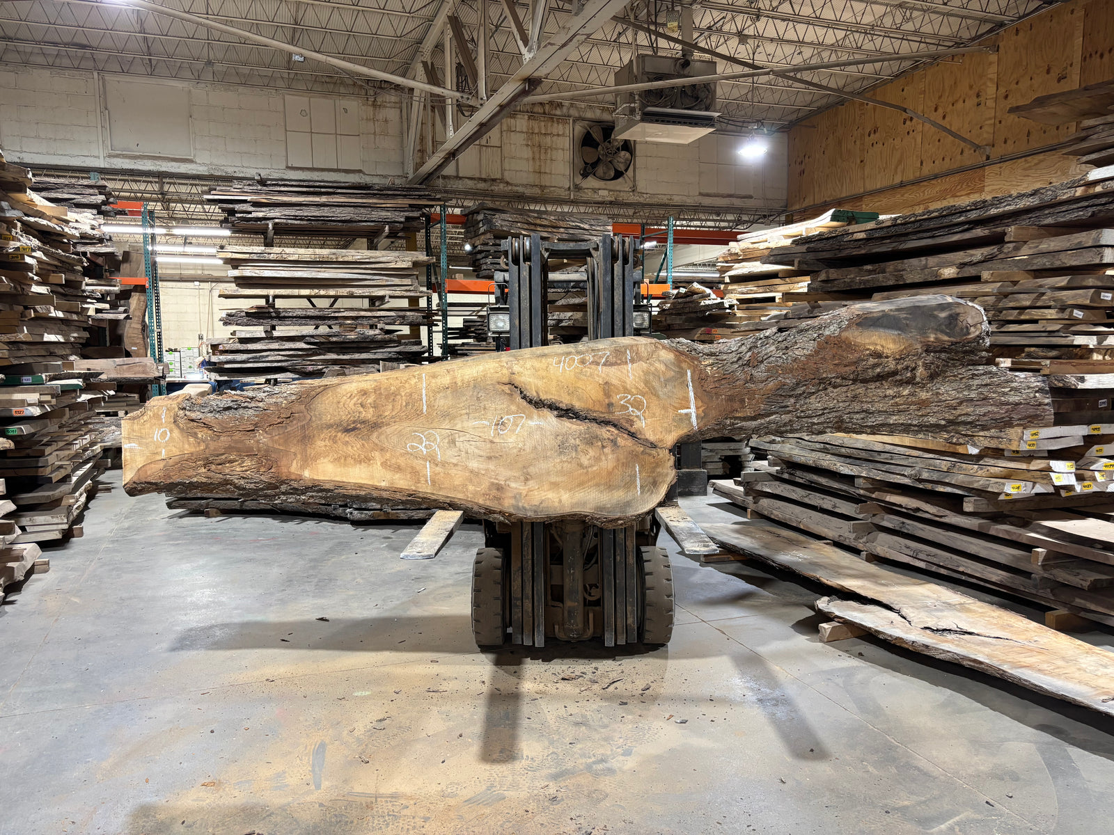 Pecan - (4007) 107" L x 10-32" W x 2.5 T