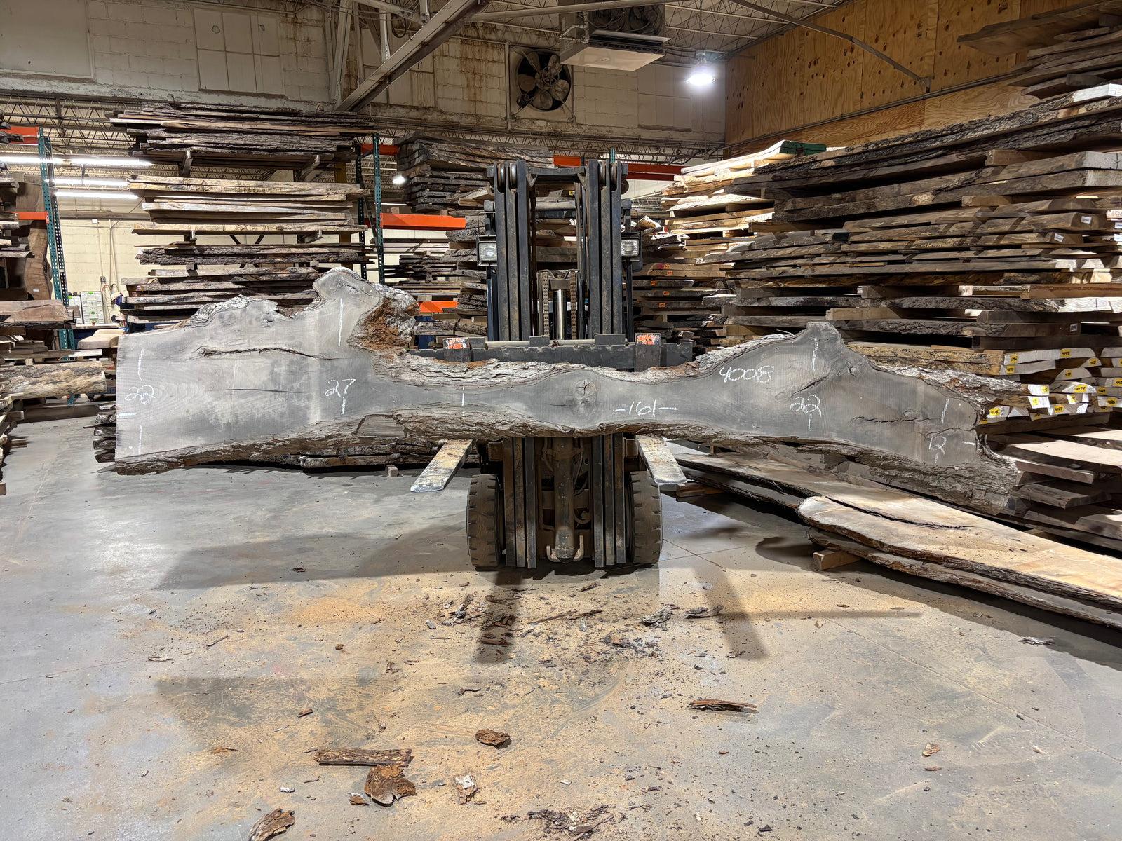 Pecan - (4008) 161" L x 1-27" W x 2.5 T