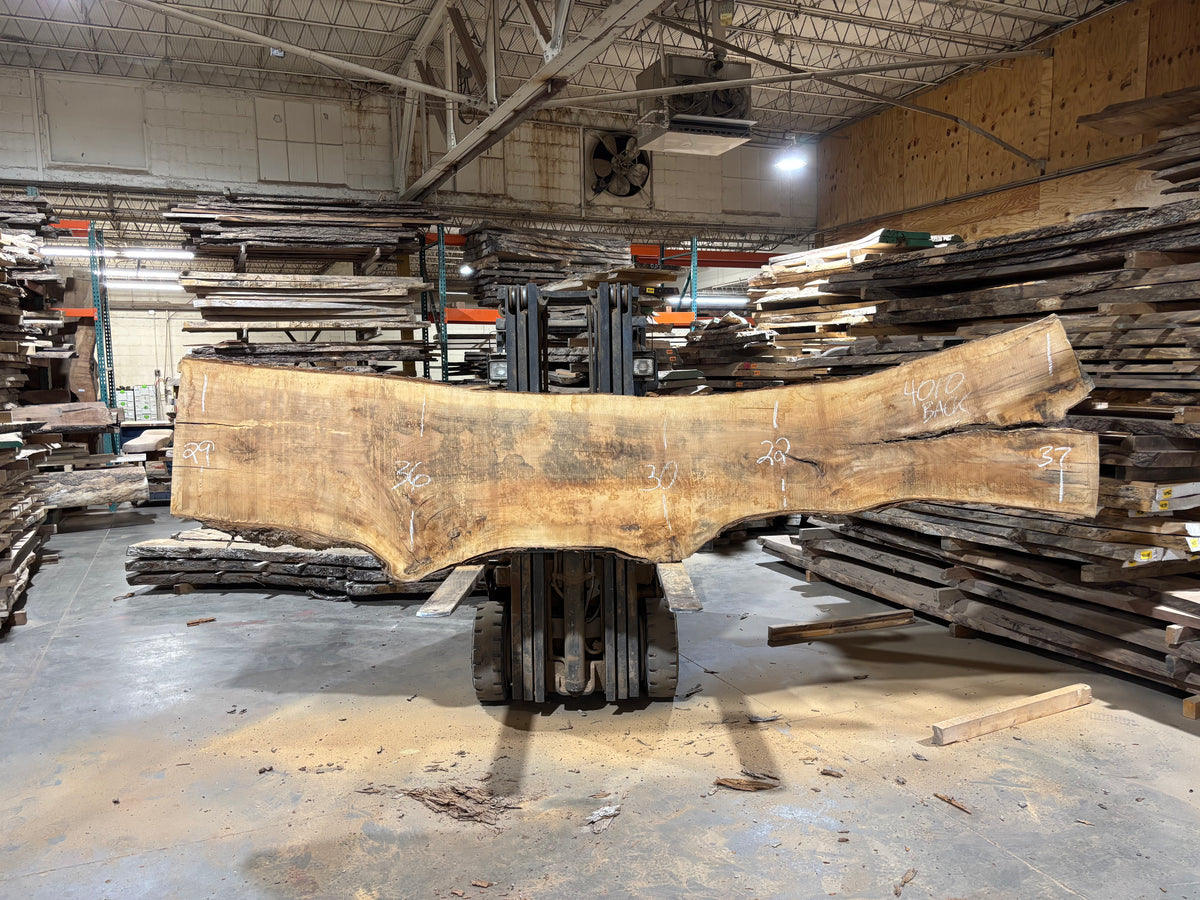 Pecan - (4010) 170&quot; L x 17-36&quot; W x 2.5 T