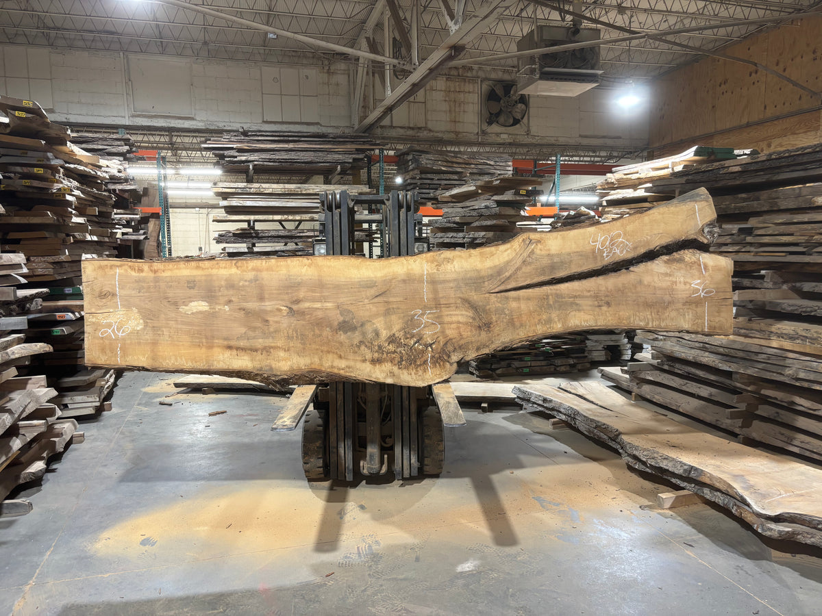 Pecan - (4012) 172&quot; L x 28-39&quot; W x 2.5 T