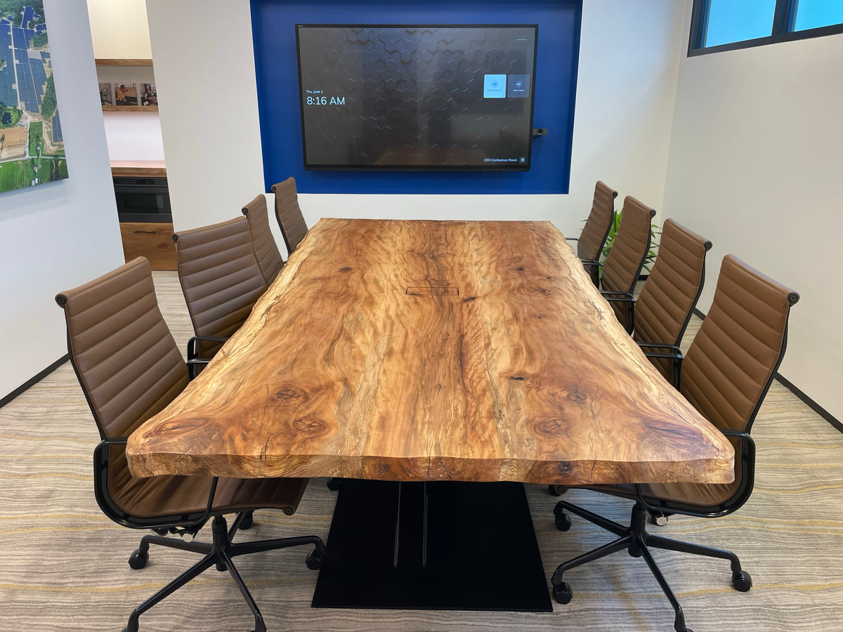 Live Edge Sycamore Conference Table