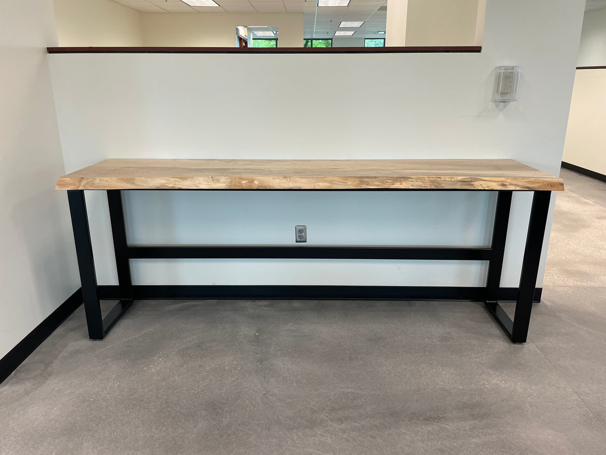 Live Edge Maple Bar Table