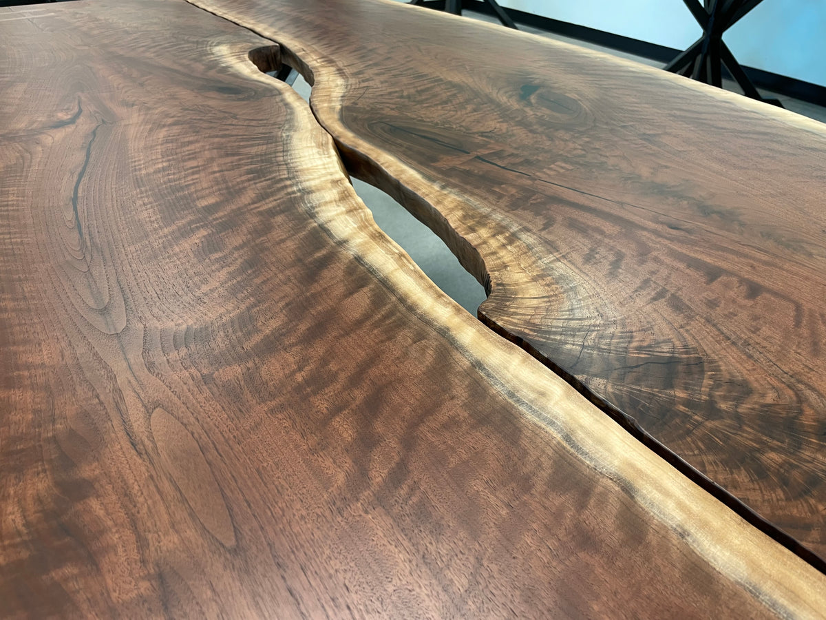 Live Edge Walnut Table 378