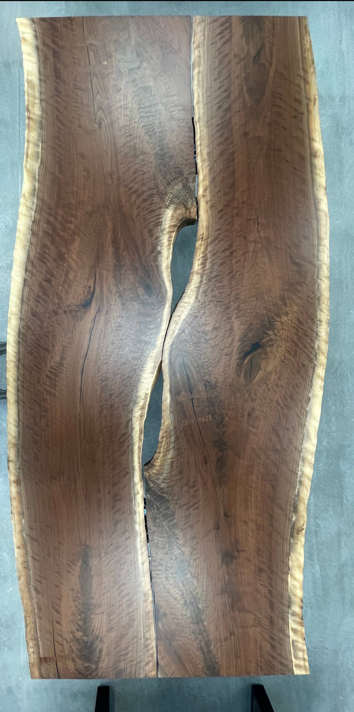 Live Edge Walnut Table 378