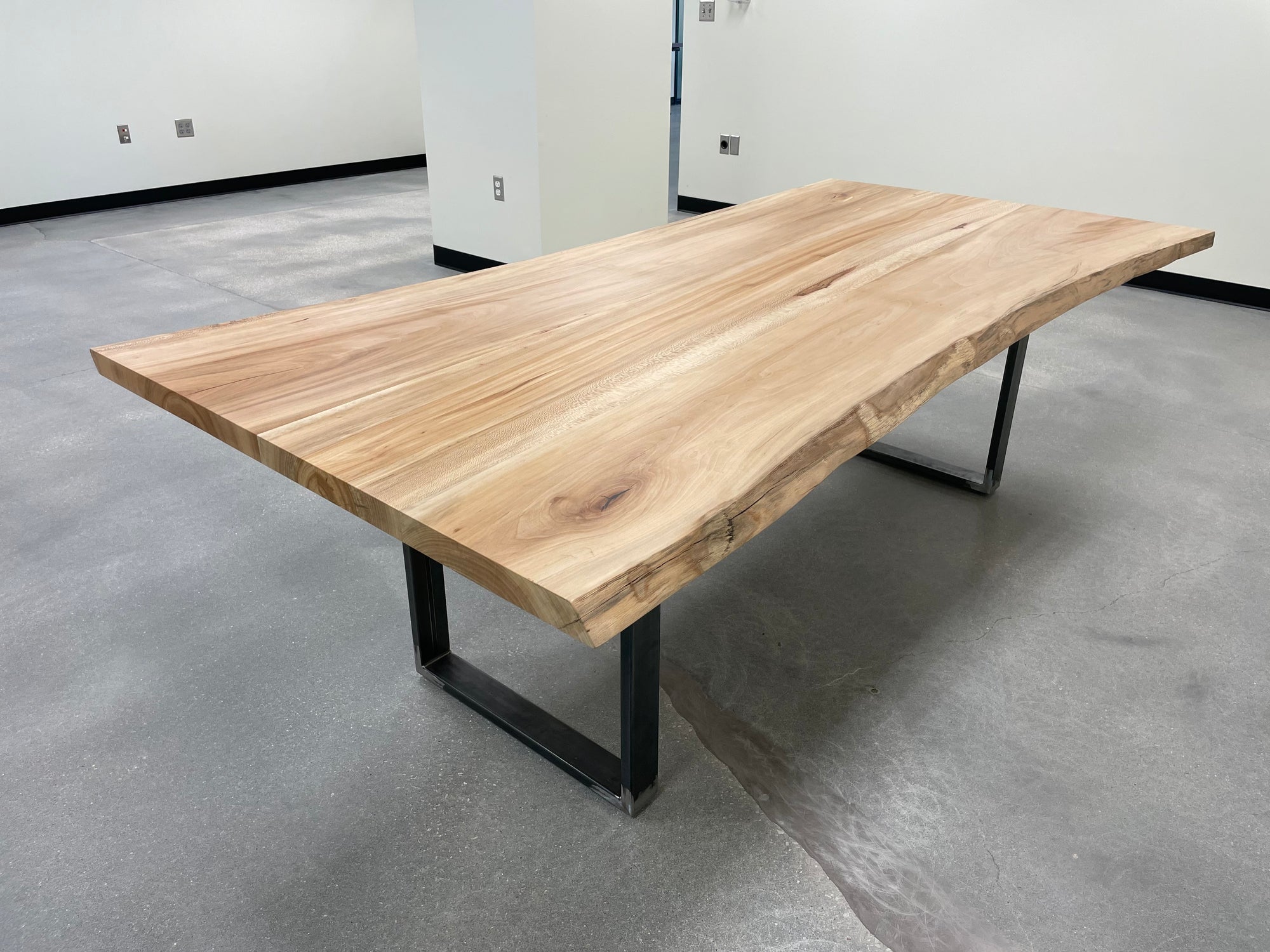 Live Edge Sycamore Dining Table 379