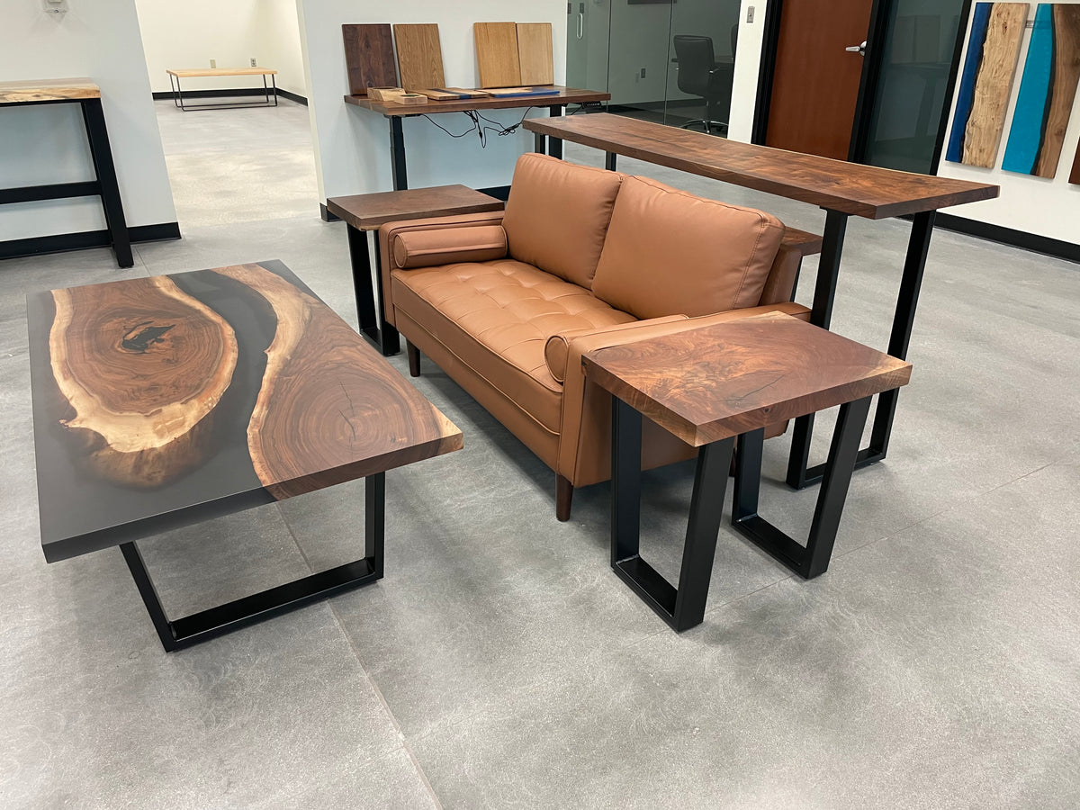 Solid Wood End Table on Parkway Legs