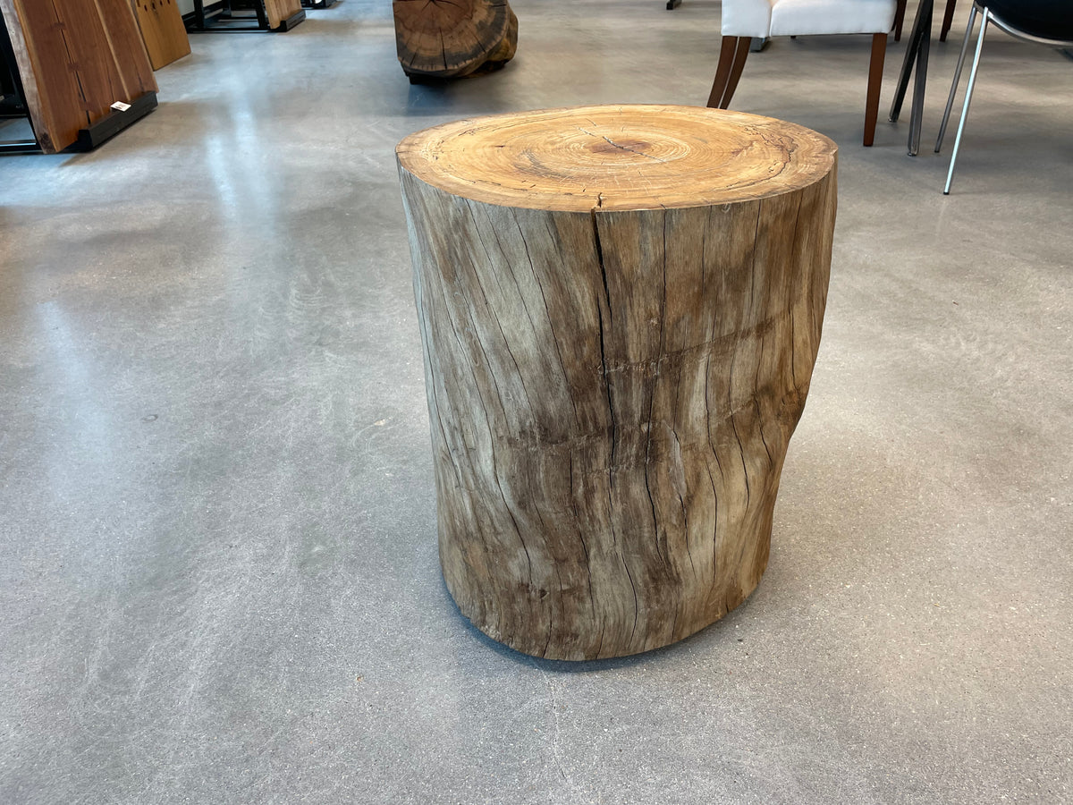 Solid Live Edge End Table