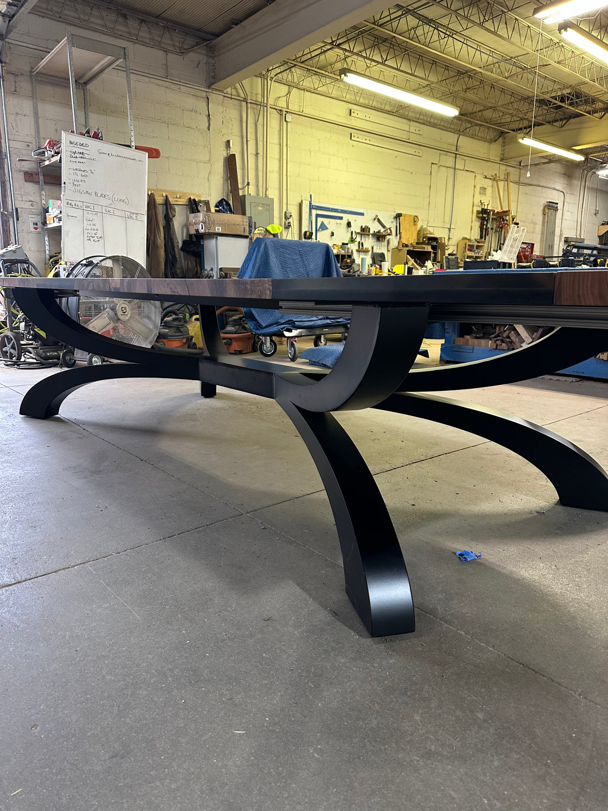 Sycamore Epoxy River Dining Table 196