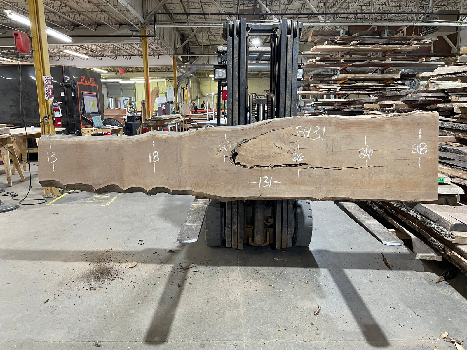 MULBERRY (2431) 131`” L x 13-28” W x 2.5”