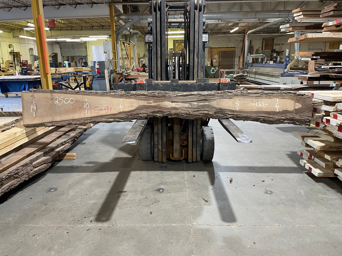 WALNUT (2500)  133” L x 5-14” W x 2.25” T