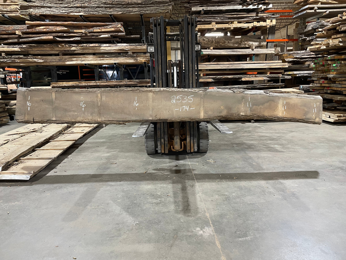 Ash (2535)  174” L x 11-16” W x 2.5” T