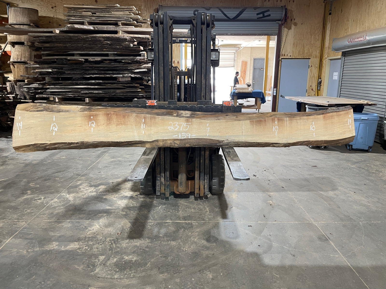 Maple (2375)  139” L x 7-14” W x 2.25” T