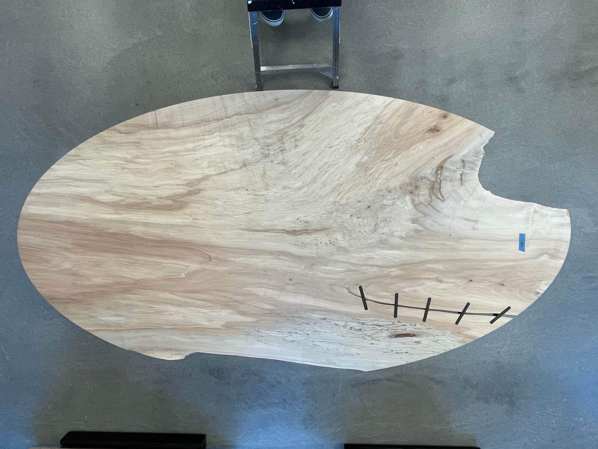 Maple Oval Tabletop (In-Production) 84" L x 42" W