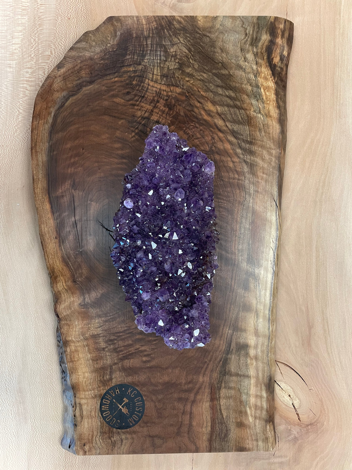 Live edge presentation board