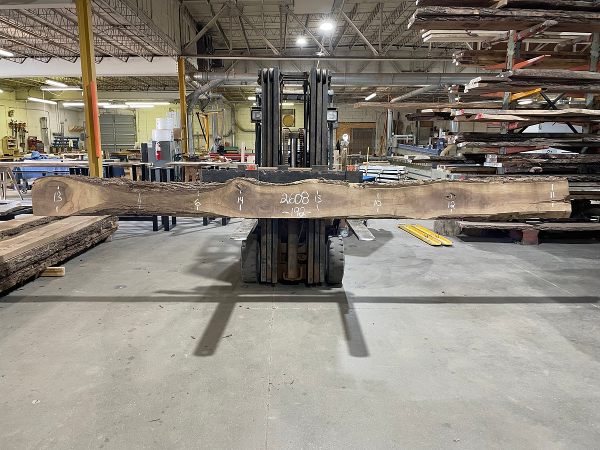 WALNUT (2608)  192” L x 6-14” W x 2.5” T