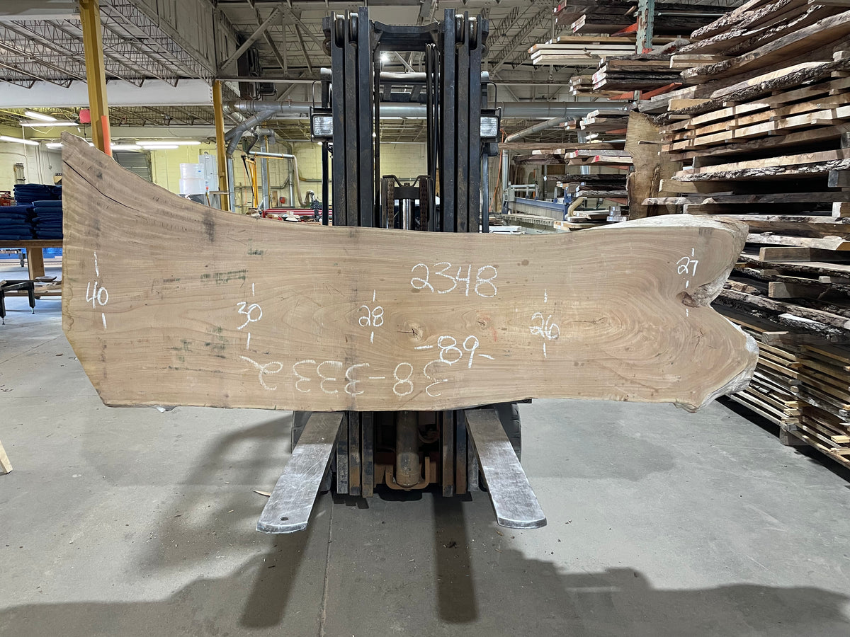 Red Elm (2348) 89” L x 26-40” W x 2.5” T