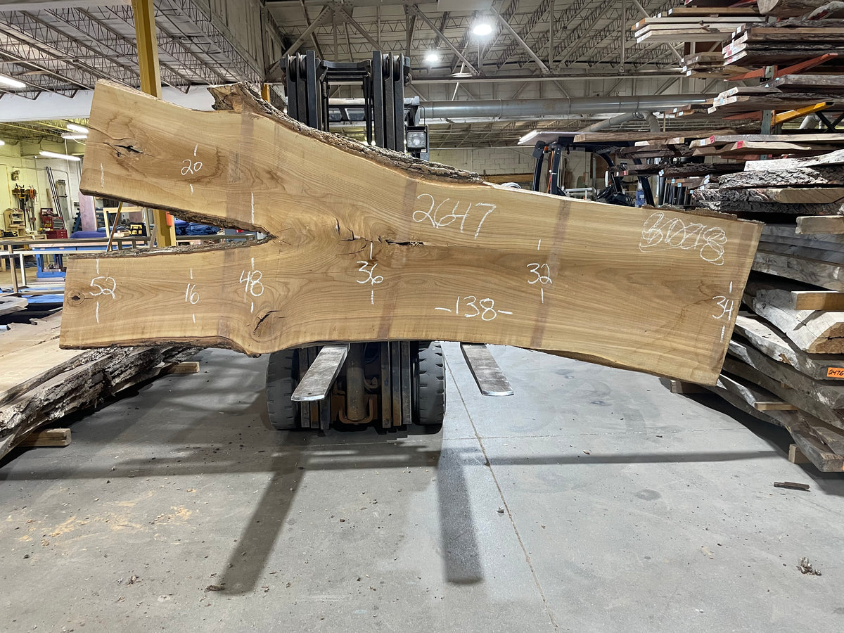 SIBERIAN ELM (2647) 138” L X 32-52” W X 2.75” T