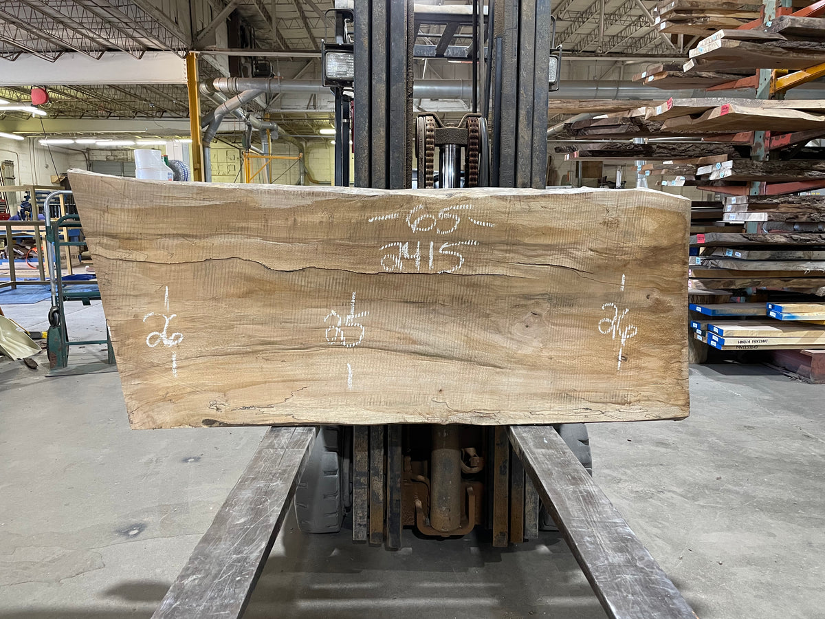 Spalted Maple (2415) 65&quot; L x 25-26&quot; W x 2.25&quot; T