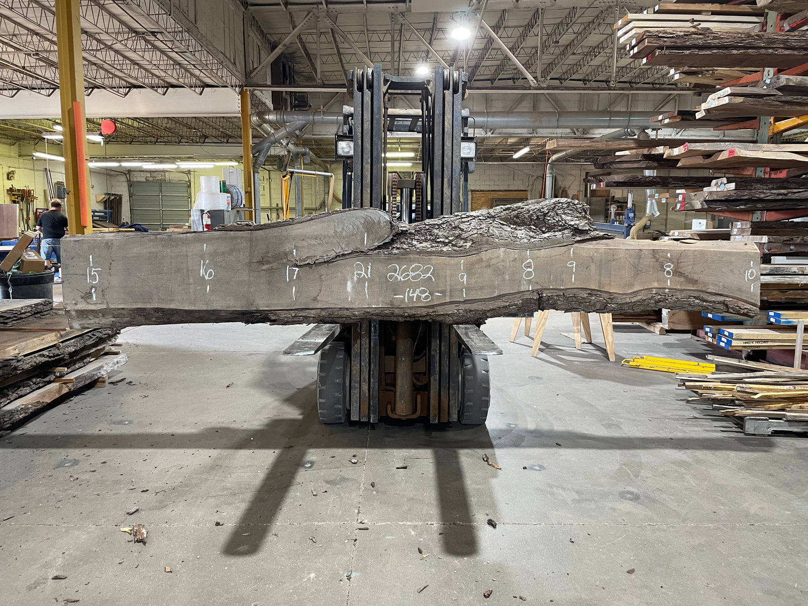 WALNUT (2682)  148” L x 8-21” W x 2.75” T