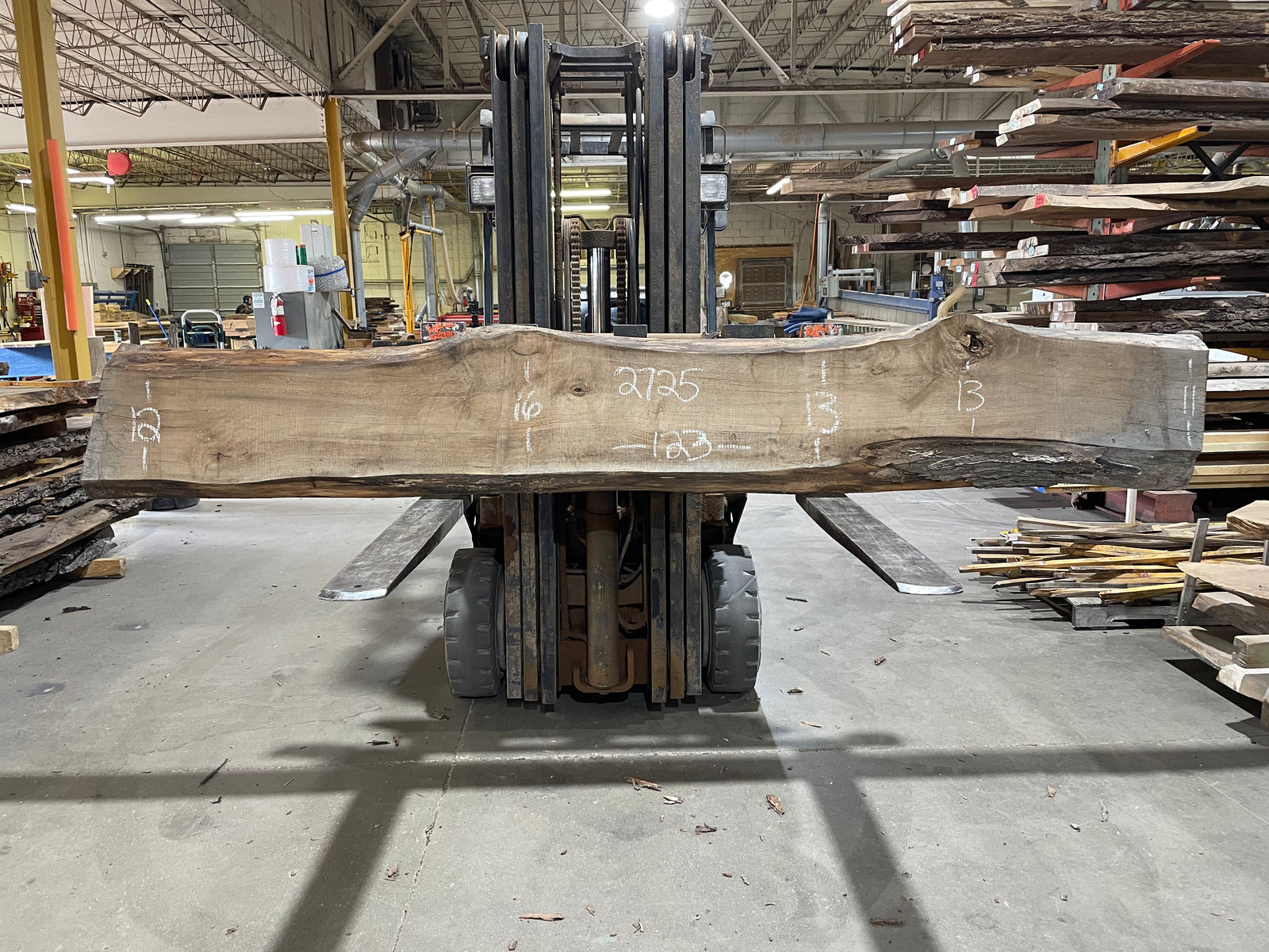 Maple (2725) 123” L x 11-16” W x 2.75” T