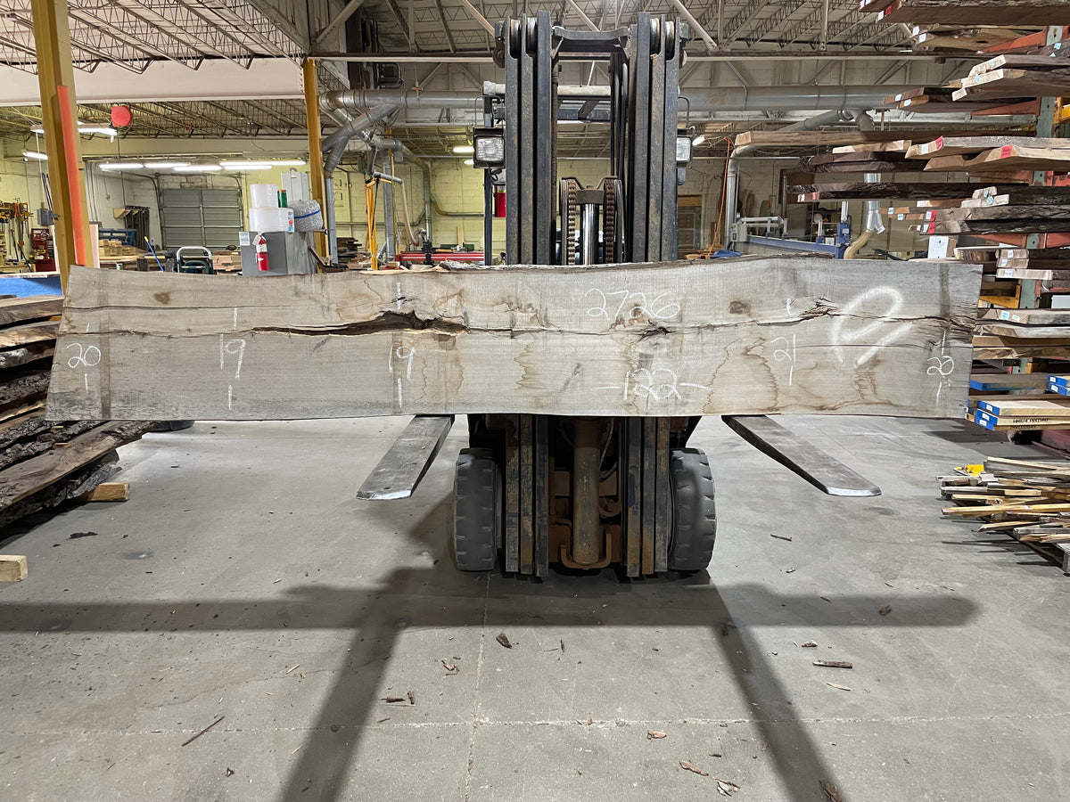 Maple (2726) 122” L x 19-21” W x 3.25” T
