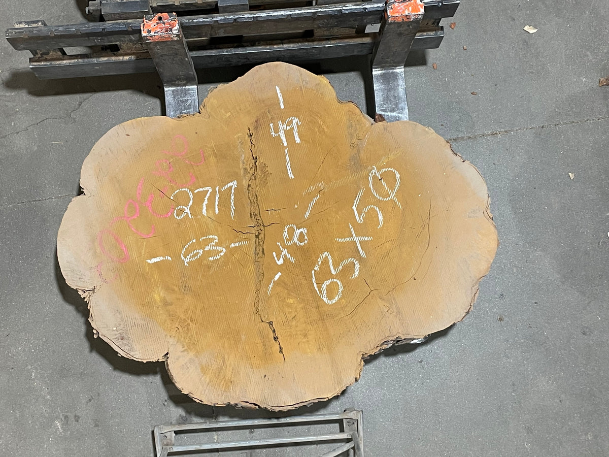 Maple Crosscut (2717)  63” L x 48” W x 4” T