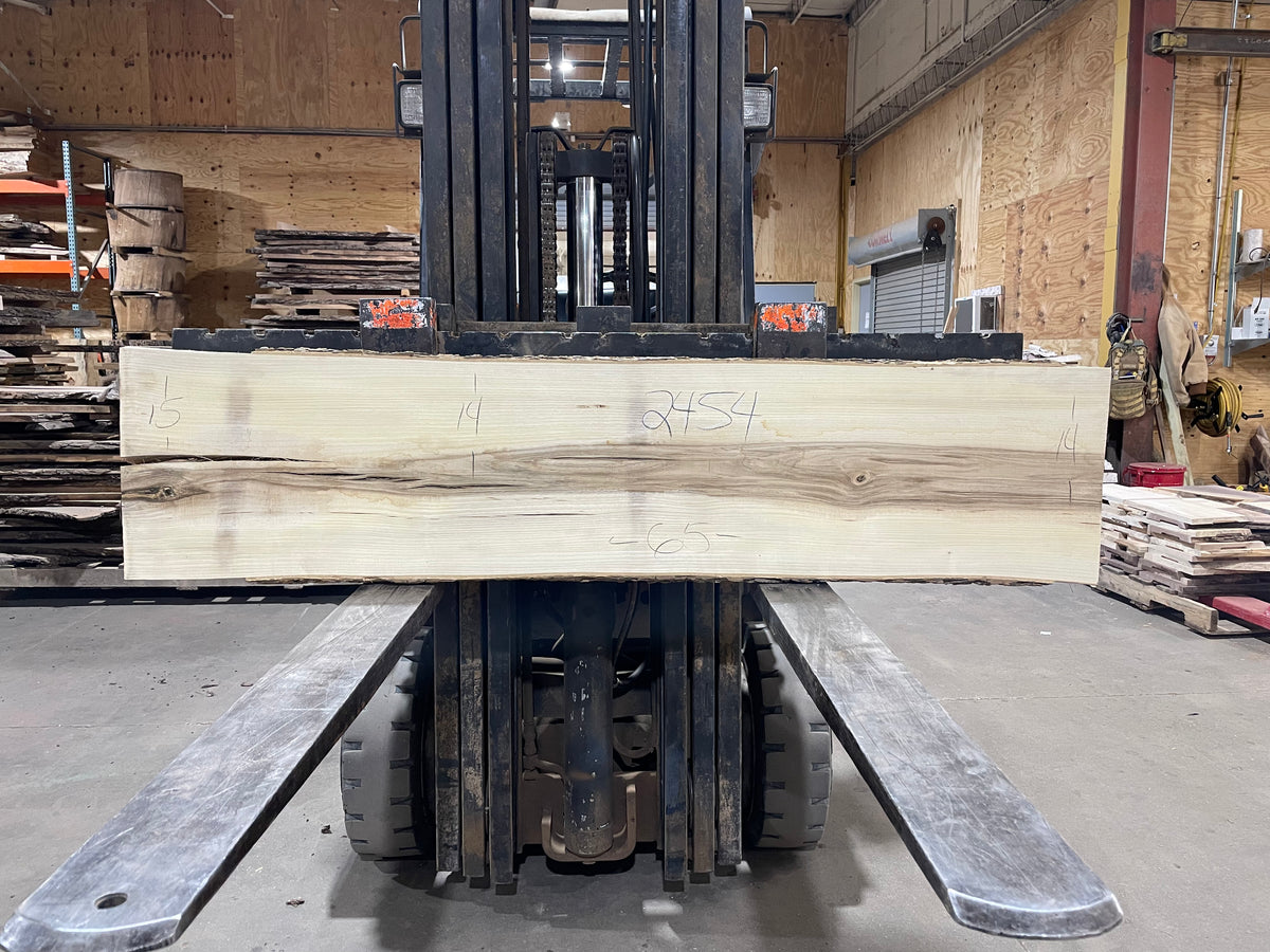 Hackberry (2454) 65” L x 14-15” W x 2” T