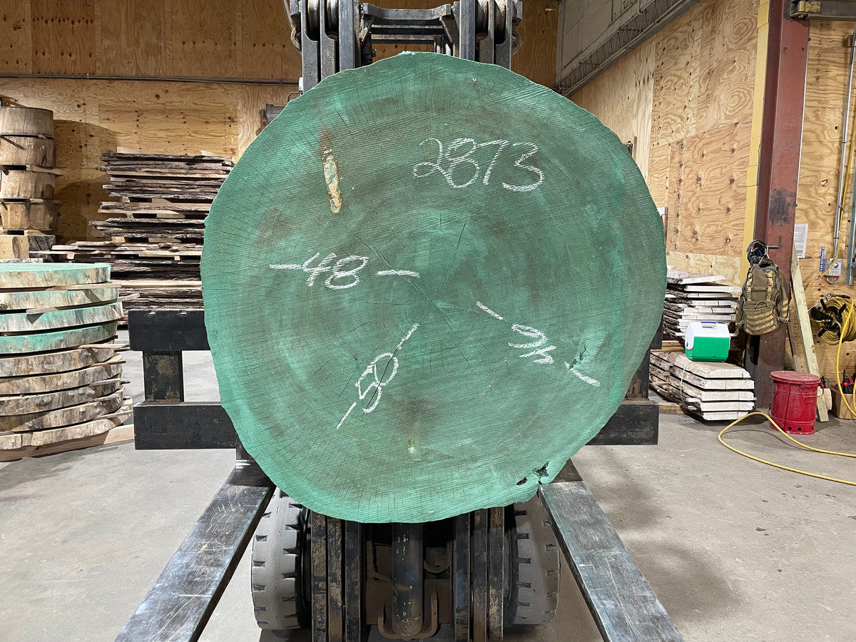 Sycamore Cross cut (2873)  50” L x 46” W x 4” T