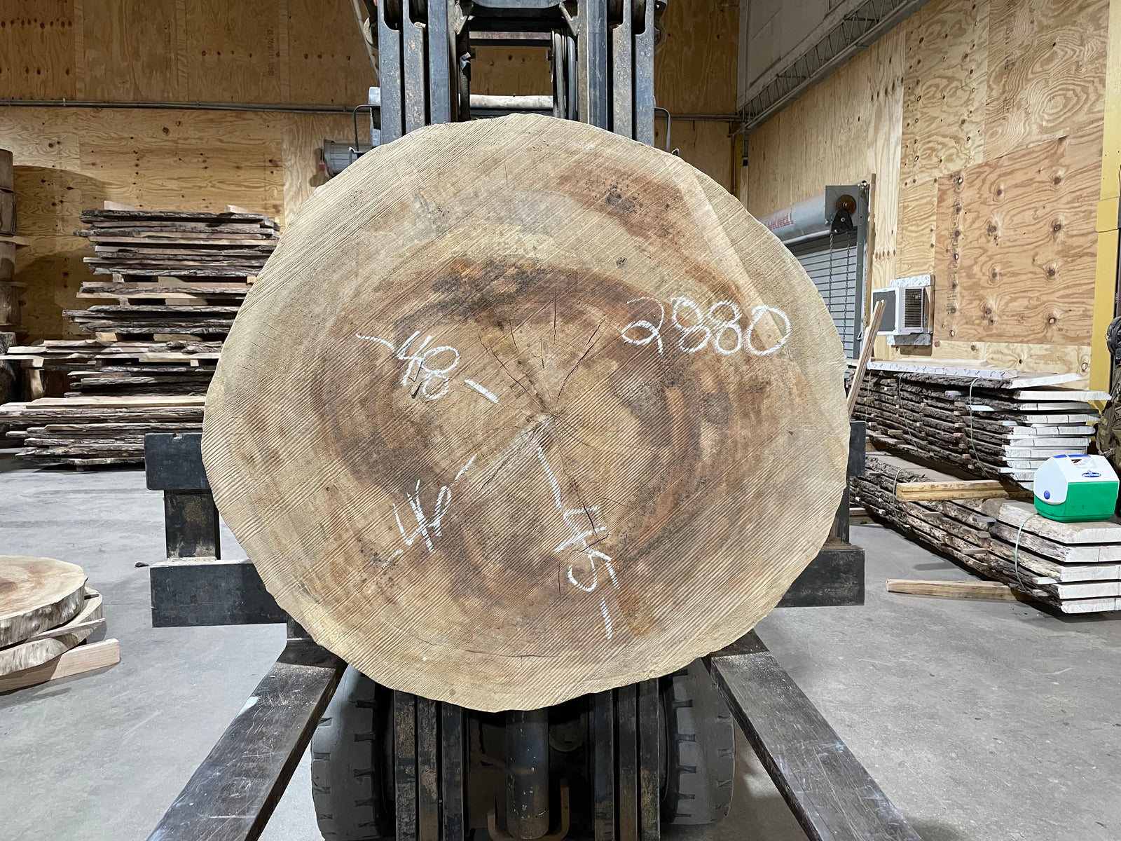 Sycamore Cross cut (2880)  48” L x 45” W x 4” T