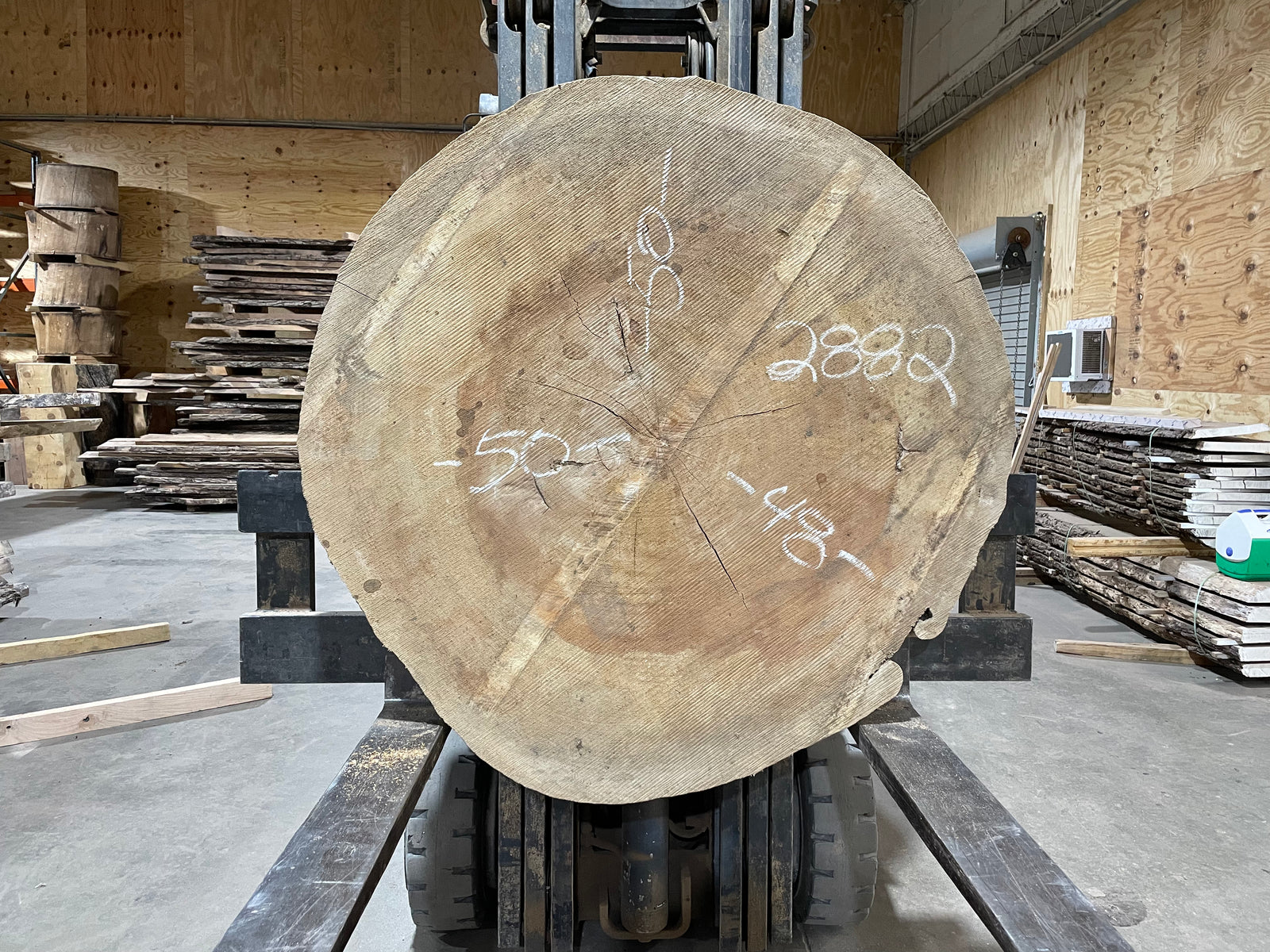 Sycamore Cross cut (2882)  50” L x 48” W x 3” T