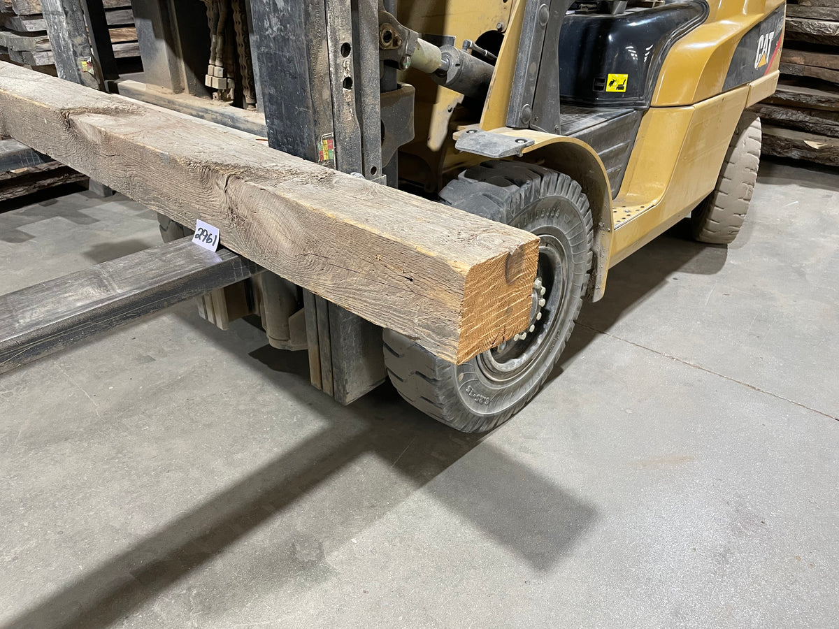 Yellow Pine Barn Beam (2961) 88” L X 5.75-6.25” W X 6.25” T
