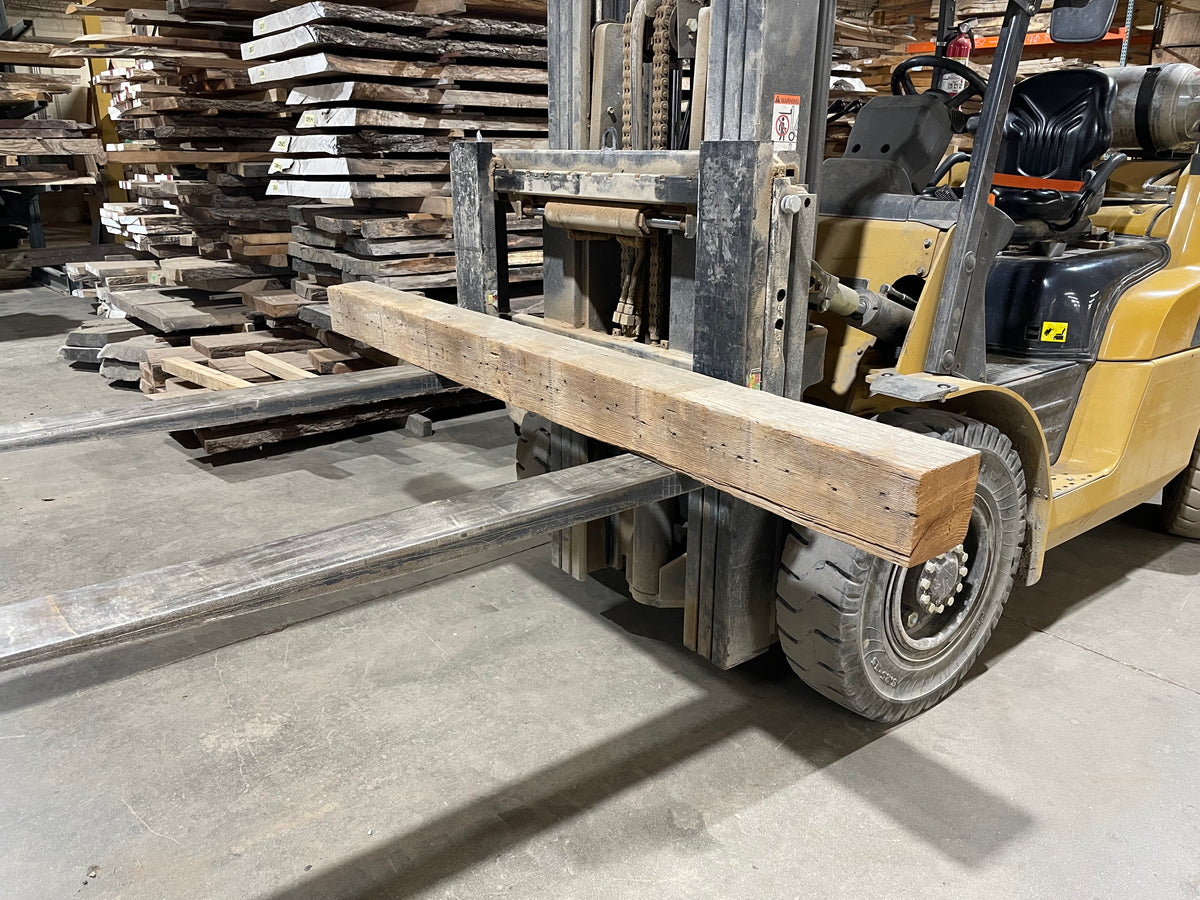 Yellow Pine Barn Beam (2963) 90” L X 5.75-6” W X 6” T