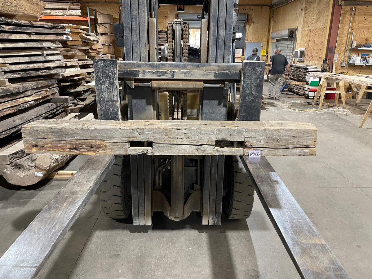 Yellow Pine Barn Beam (2966) 75” L X 7.25-7.25” W X 7.25” T