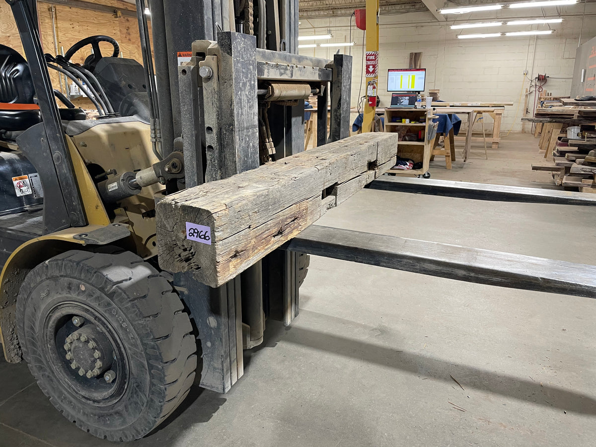 Yellow Pine Barn Beam (2966) 75” L X 7.25-7.25” W X 7.25” T