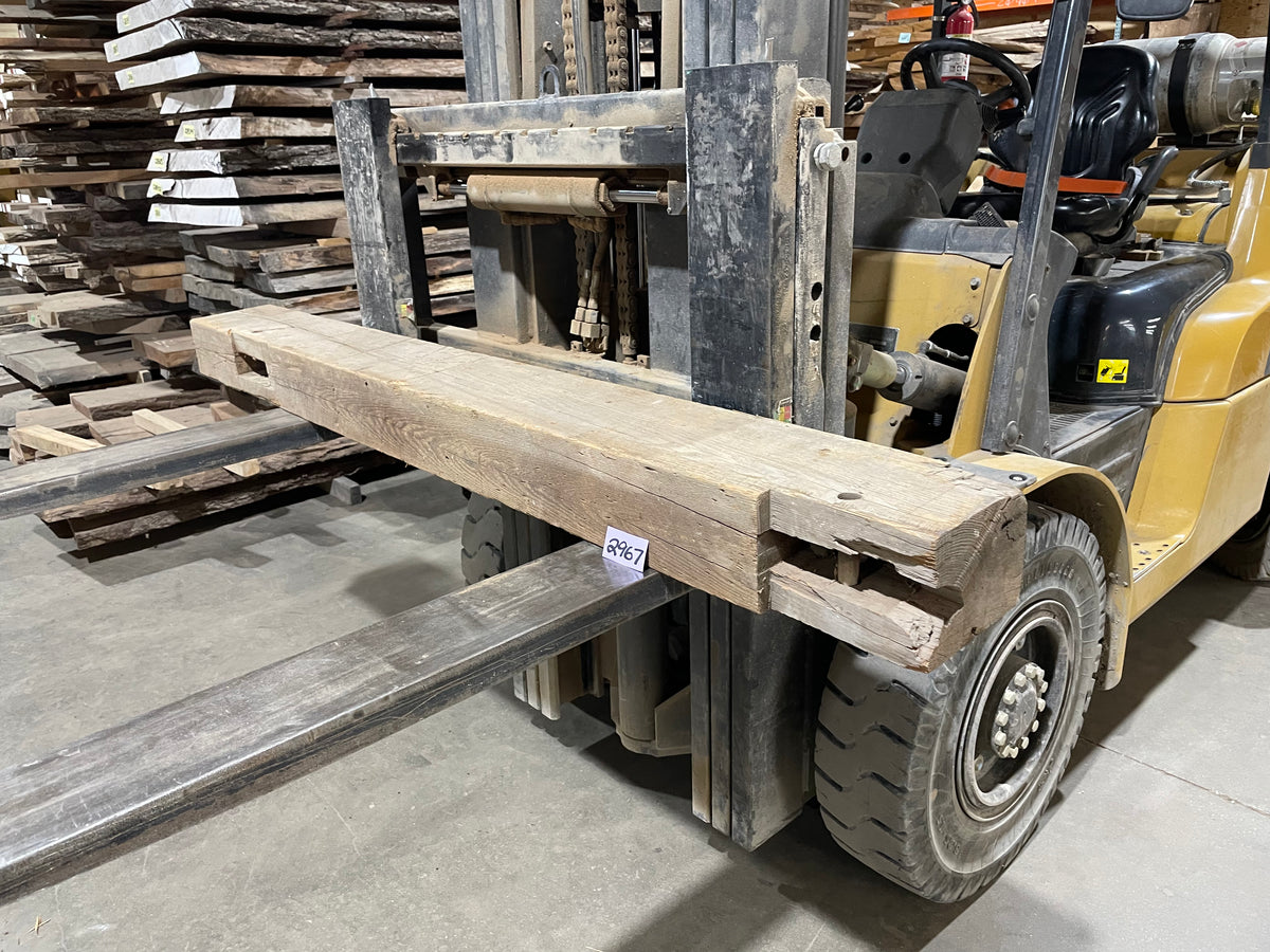 Yellow Pine Barn Beam (2967) 78” L X 6-8.25” W X 8.25” T
